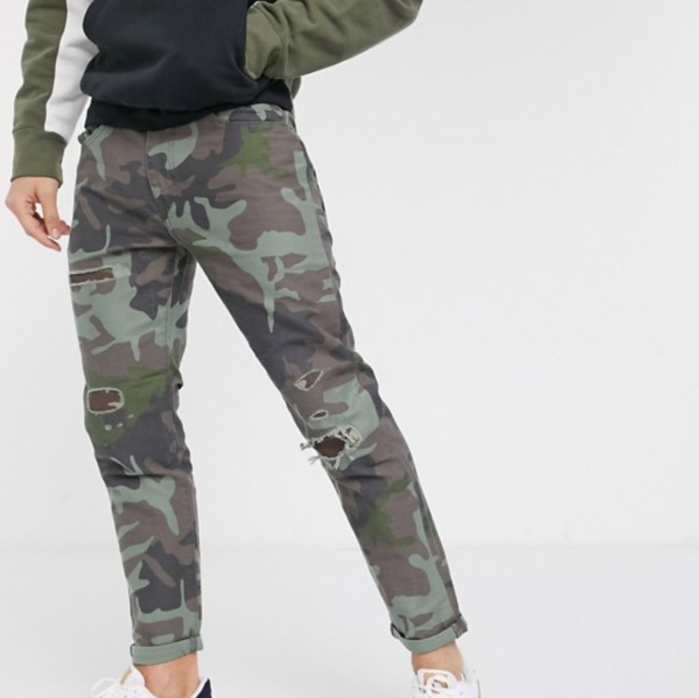 Levi's Camo HI-BALL roll jeans New with tags